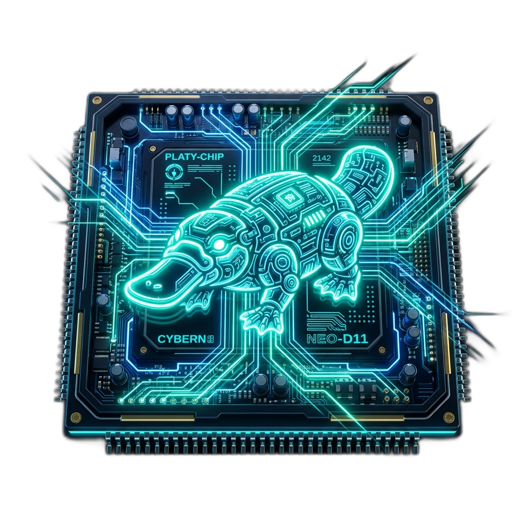 Platypus Holographic AI Chip 3D